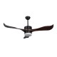 FAN VENTILATION WITH LIGHT  PRCF-80437 142cm BLACK/BROWN